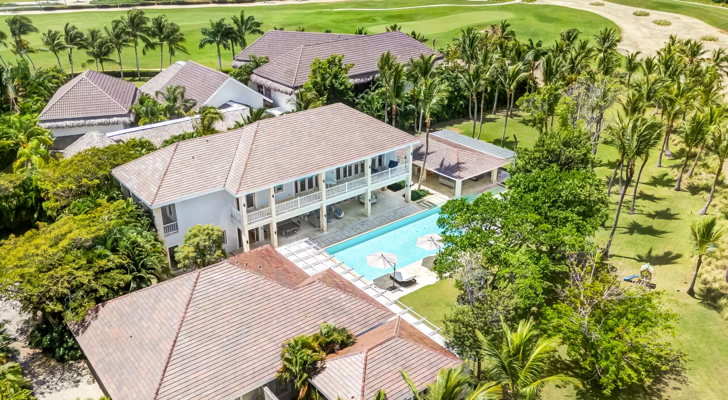 Villa Mandala from above